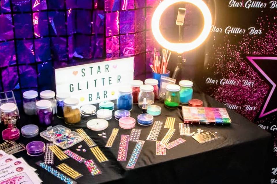 Materiales de glitter