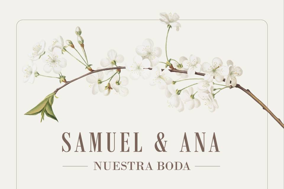 Invitación Samuel y Ana