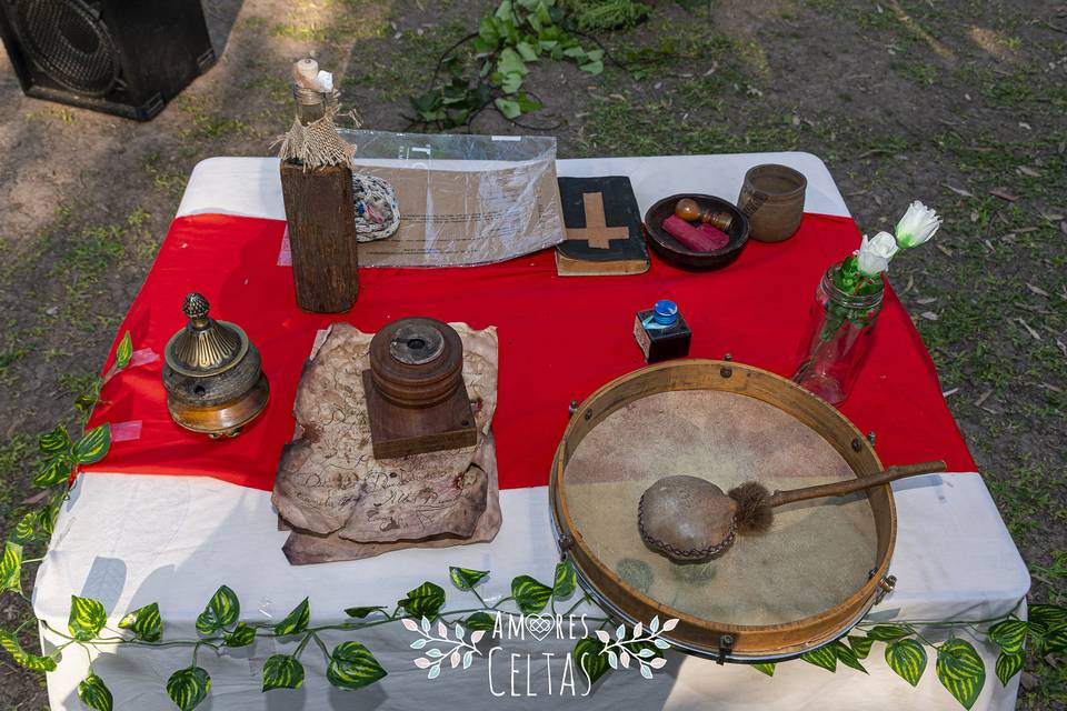 Boda celta en el planetario