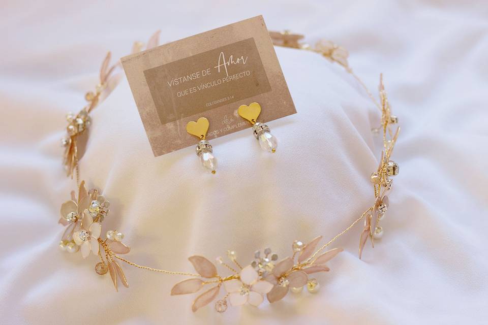 Novias tocado accesorios