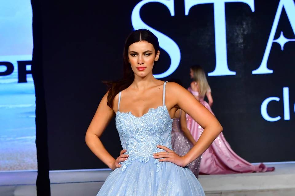 Vestido con glitter