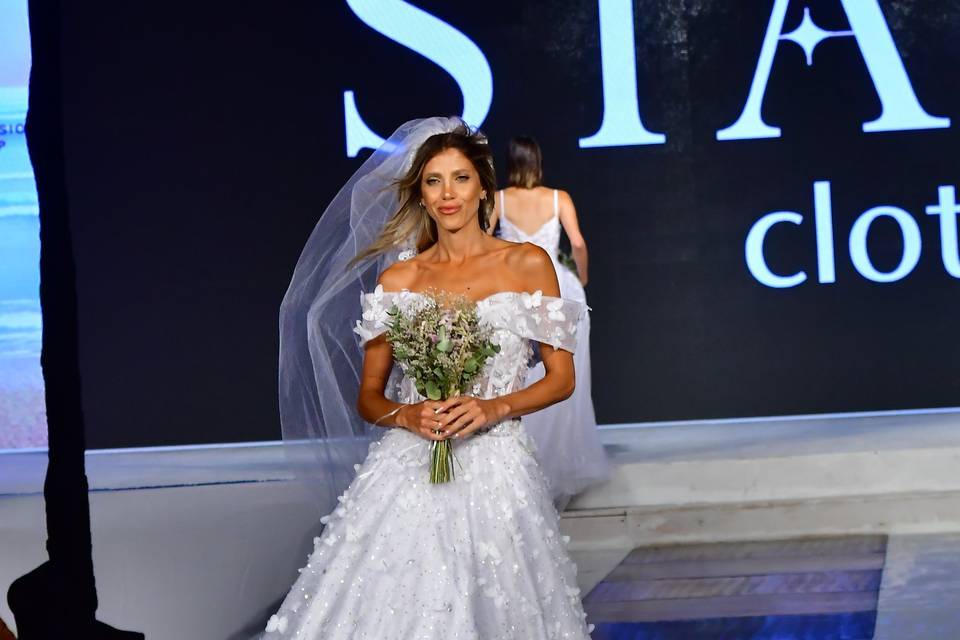 Vestido de novia  c/mariposas
