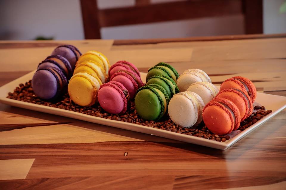 Macarones de colores