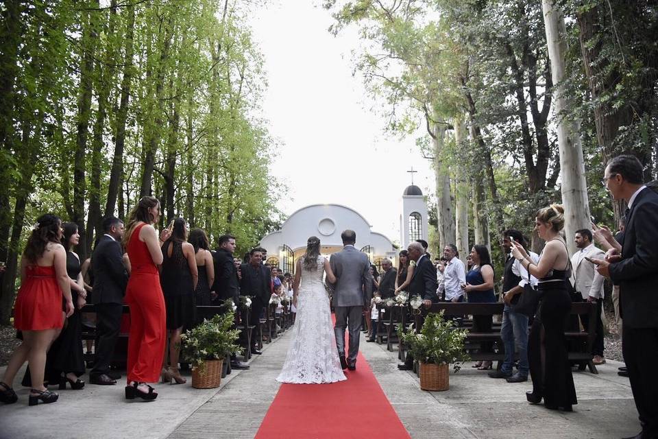 Entrada a la ceremonia