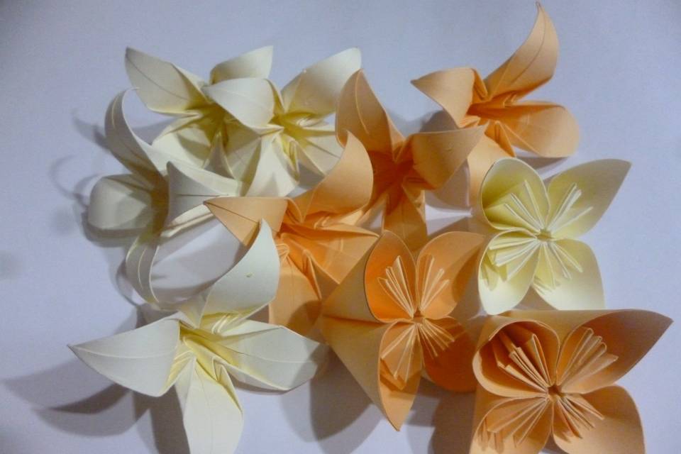 Flores origami