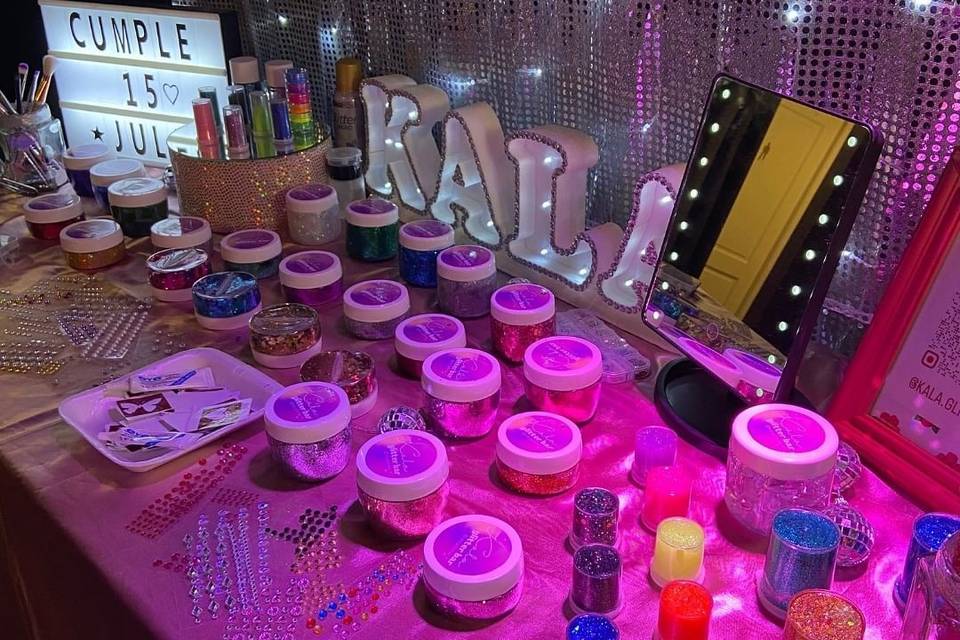 Glitter bar