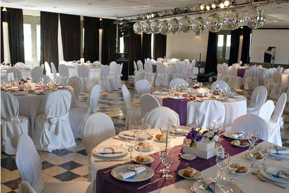 Salón armado para boda