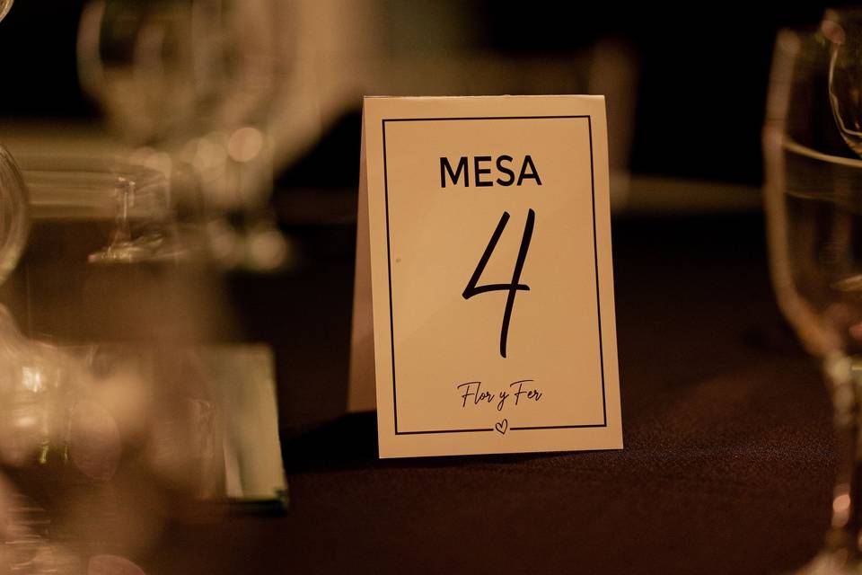 Número de Mesa