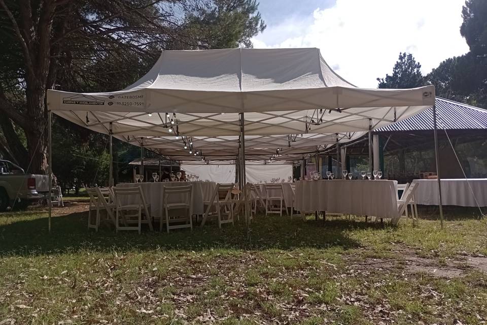 Gazebos para 100 personas