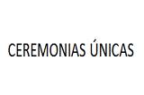 Ceremonias Unicas logo