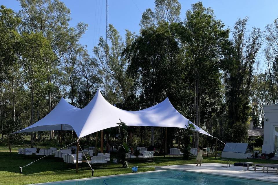 Carpa blanca 12x12