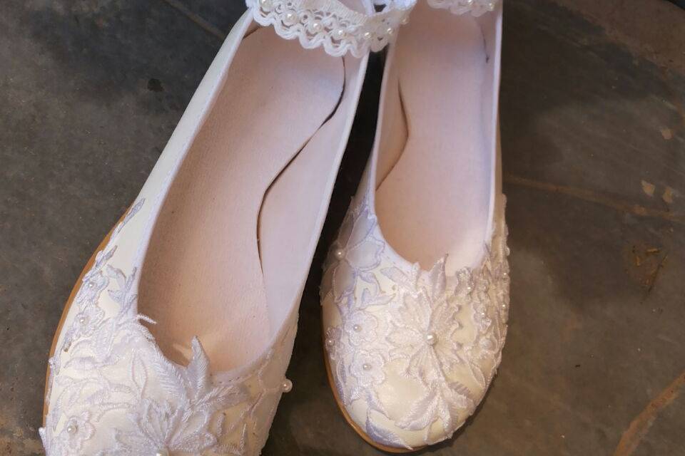 Ballerina flor organza bordada