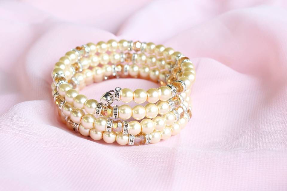 Brazalete de perlas