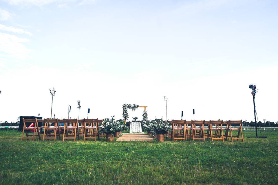 Ceremonia al aire libre