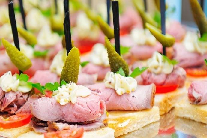 Menús gourmet para eventos