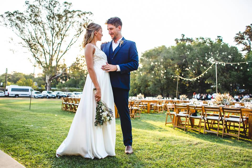 Fotos de parejas hacia el altar