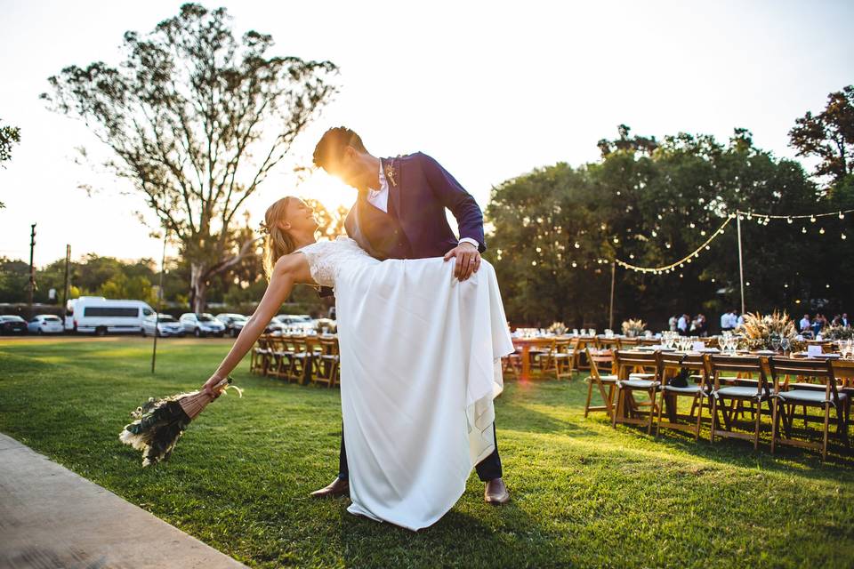 Fotos de parejas hacia el altar