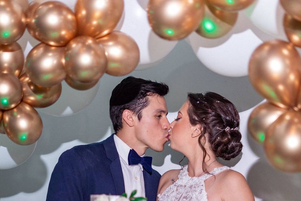 Foto con torta