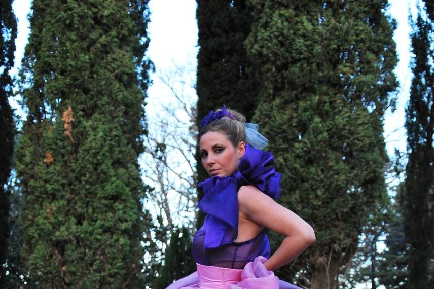Vestido morado