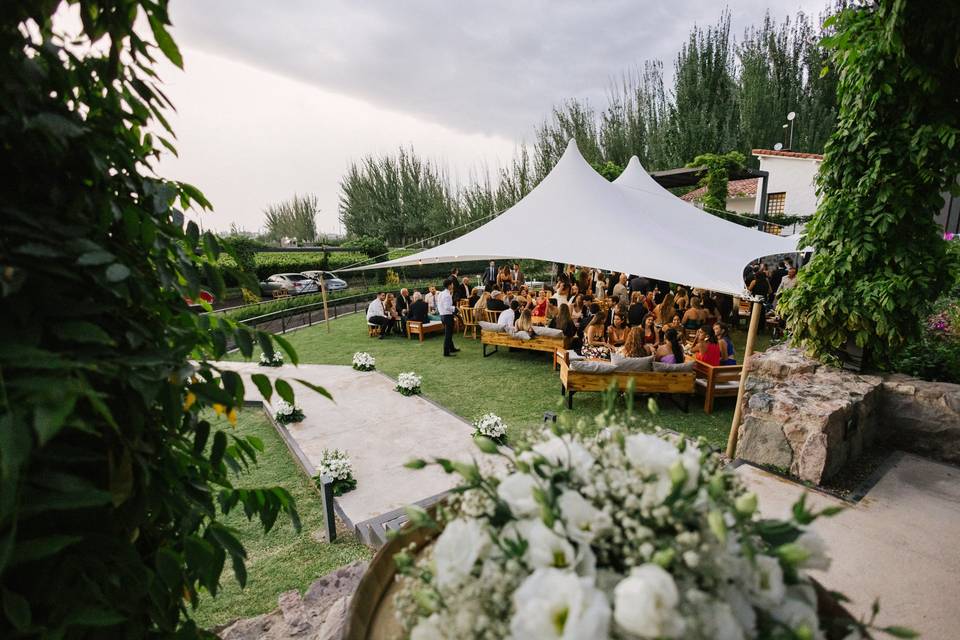 Vistas de una boda