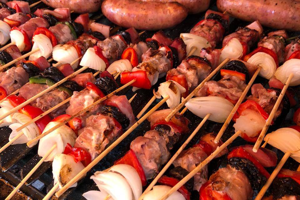 Pinchos agridulces