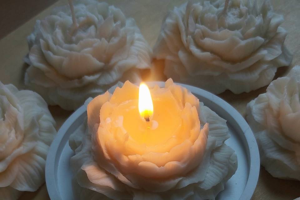 Velas de soya