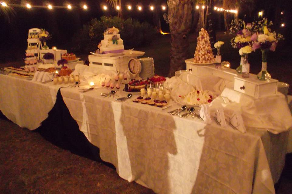 Una mesa de dulces soñada