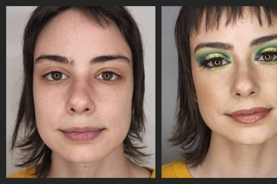 Maquillaje Social antes y dpsp