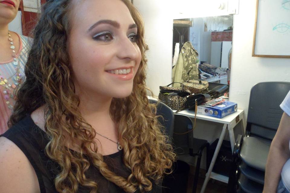 Maquillaje smokey de novia