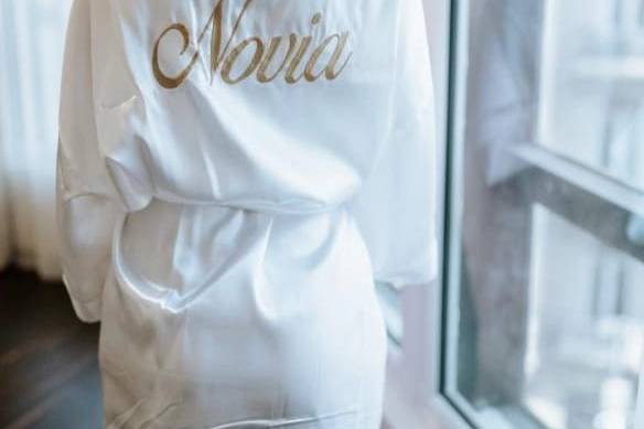 Bata de novia personalizada
