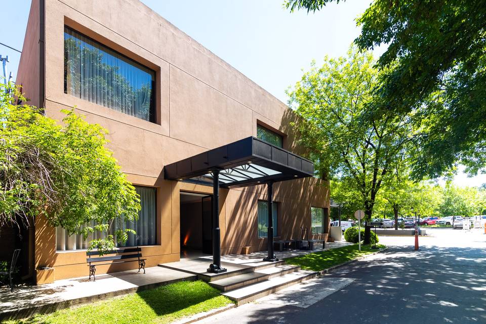 Entrada del hotel