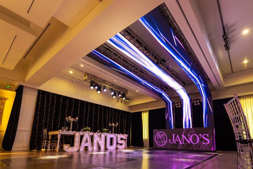 Salón elegante para celebraciones