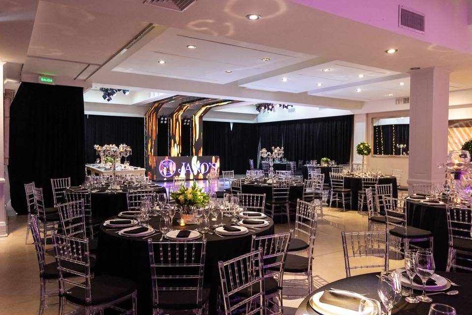 Salón elegante para celebraciones