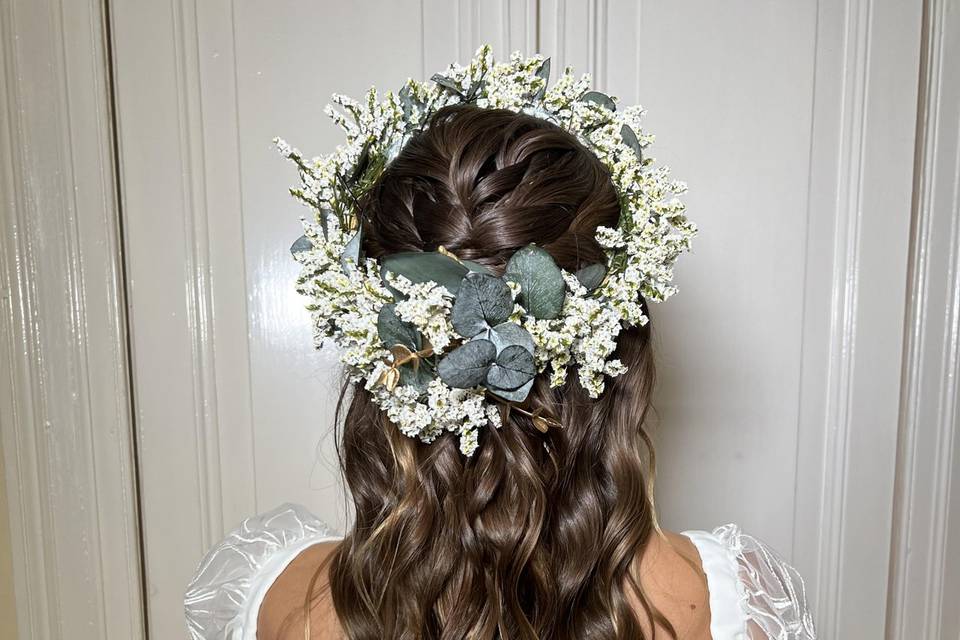 Peinado boho Ceremonia