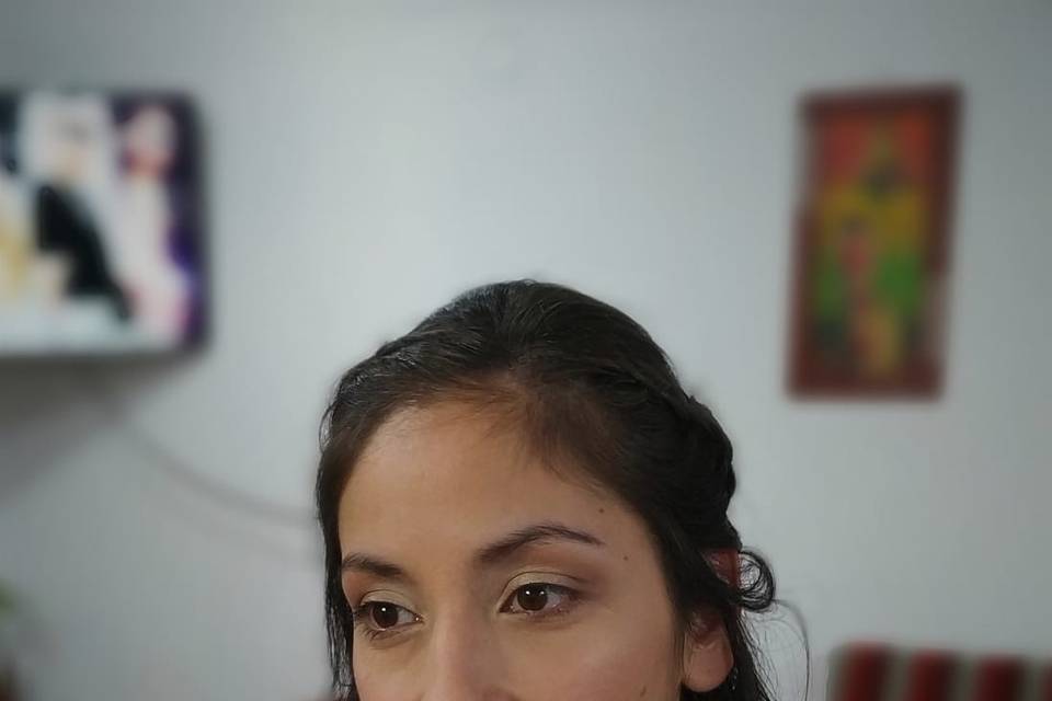 Maquillaje de novia simple