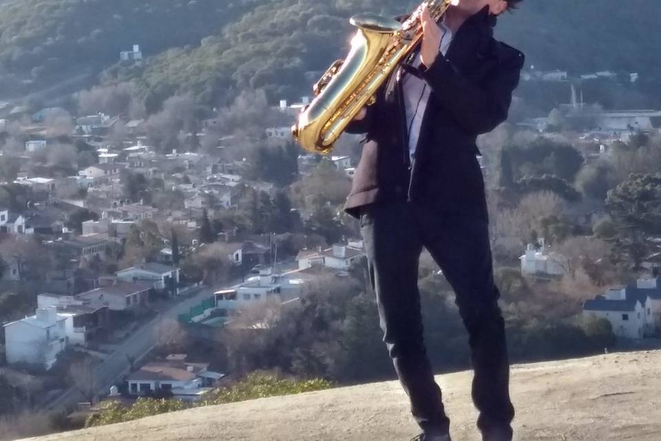 Saxofonista Dario Palomeque