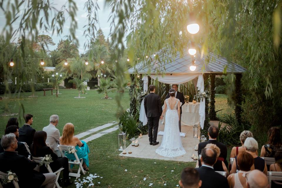 Ceremonia al aire libre