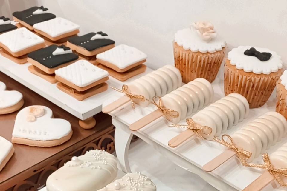 Mesa dulce casamiento