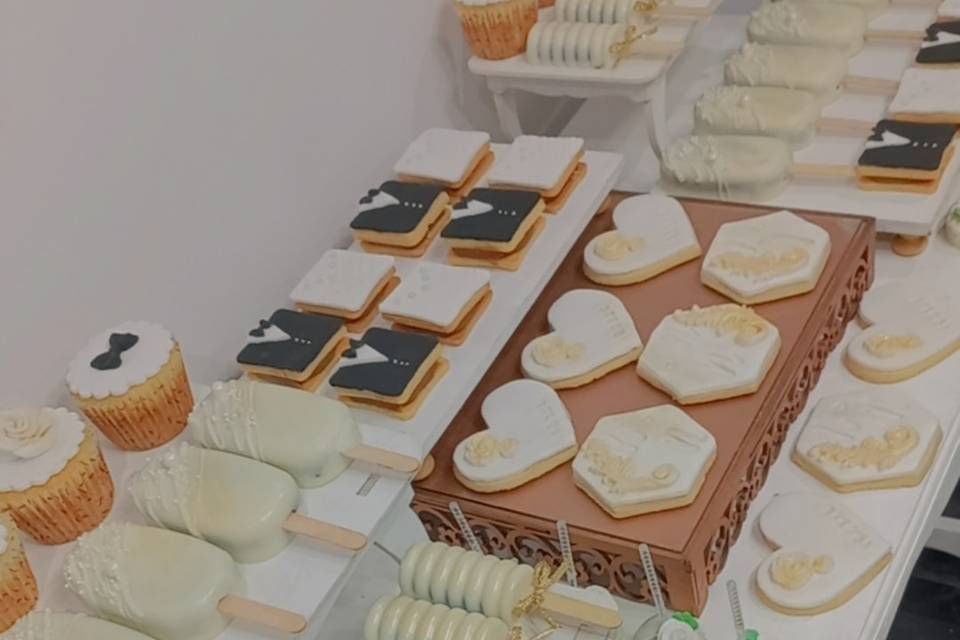 Mesa dulce casamiento