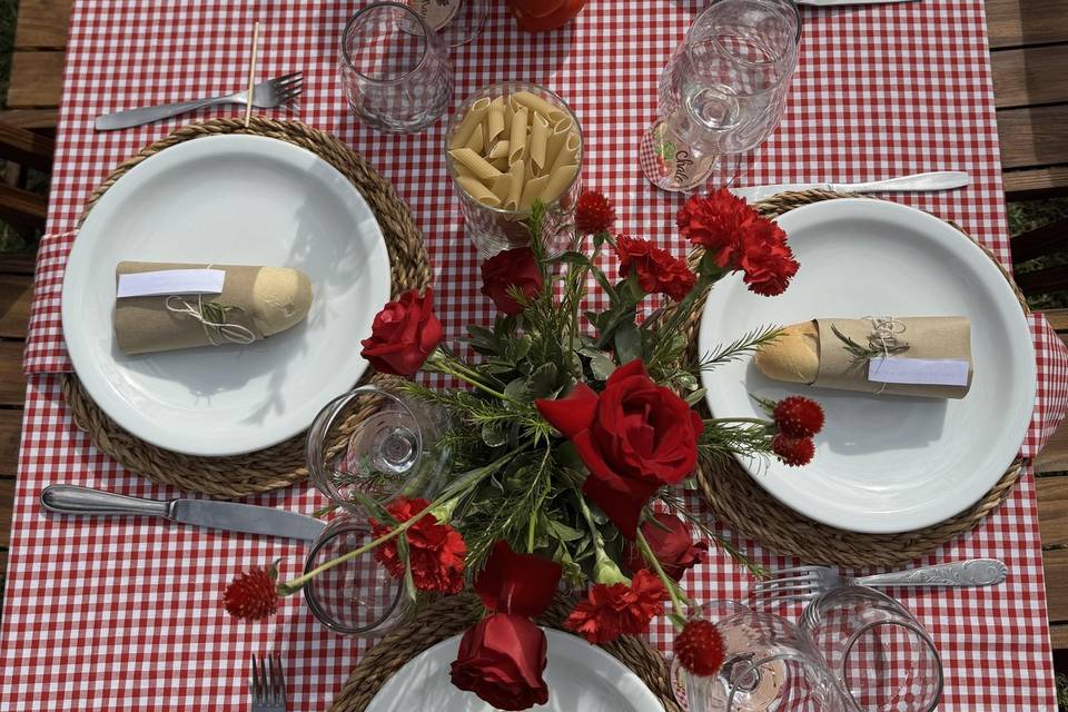 Un cumple italiano 🌹🍝