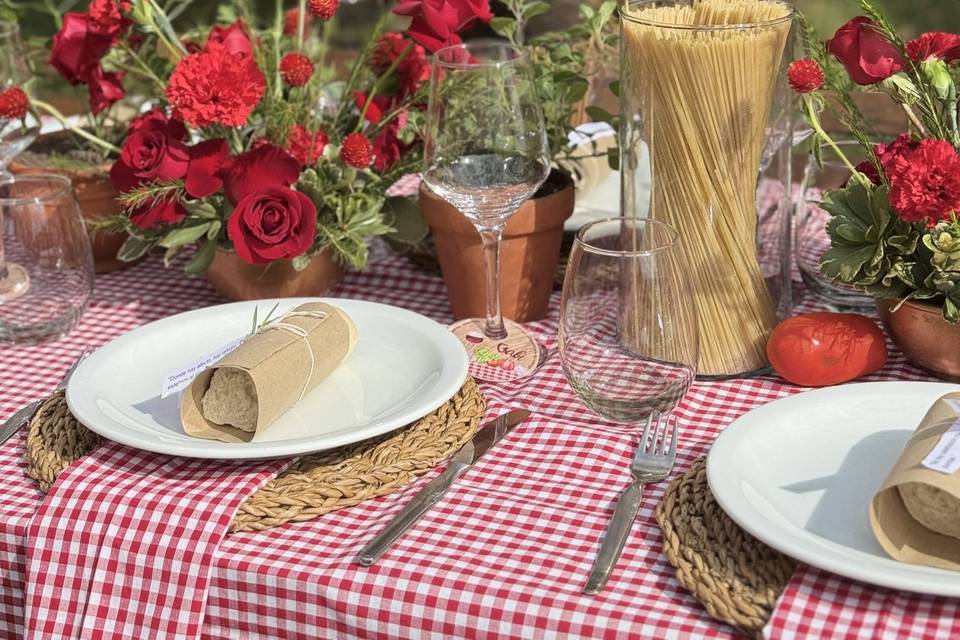 Un cumple italiano 🌹🍝