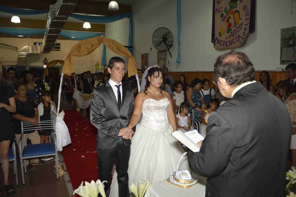 Ceremonia religiosa de la boda