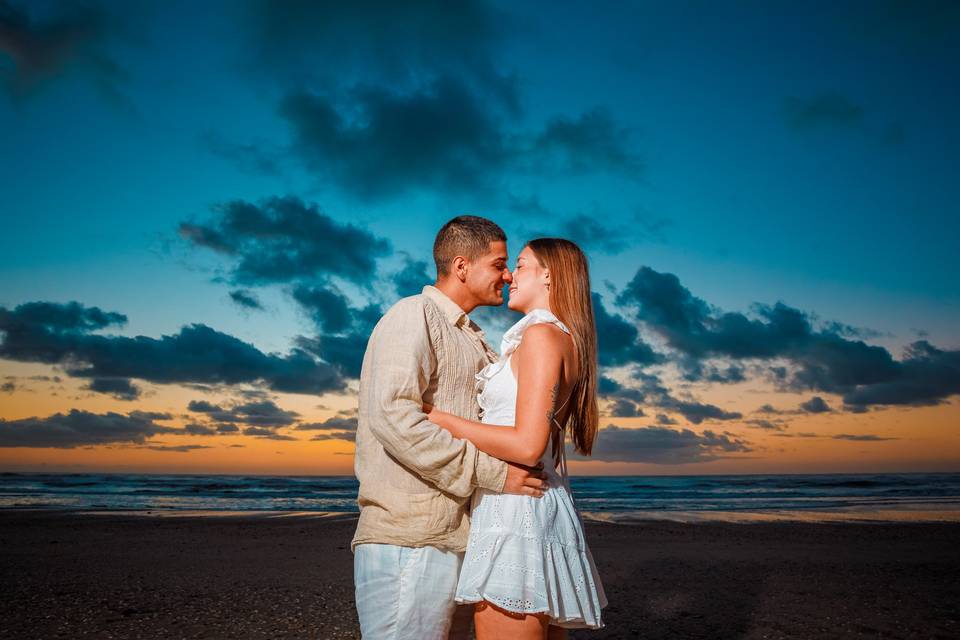 Preboda en el mar