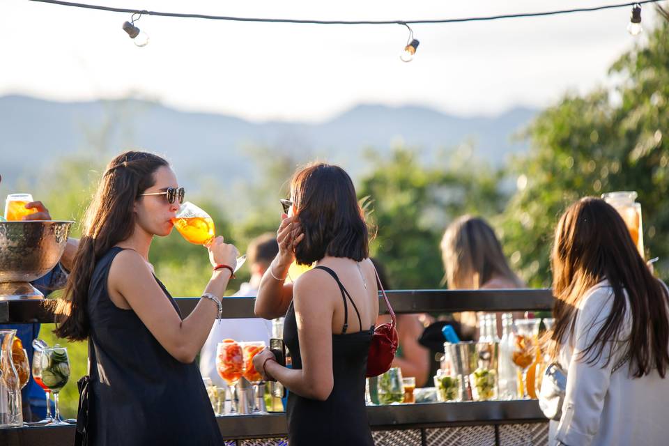 Espacio en medio de la naturaleza para celebraciones