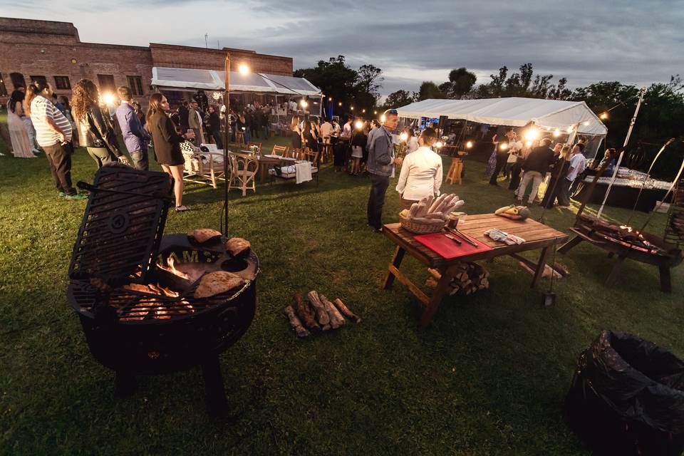 Espacio en medio de la naturaleza para celebraciones