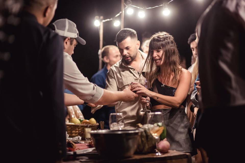 Espacio en medio de la naturaleza para celebraciones