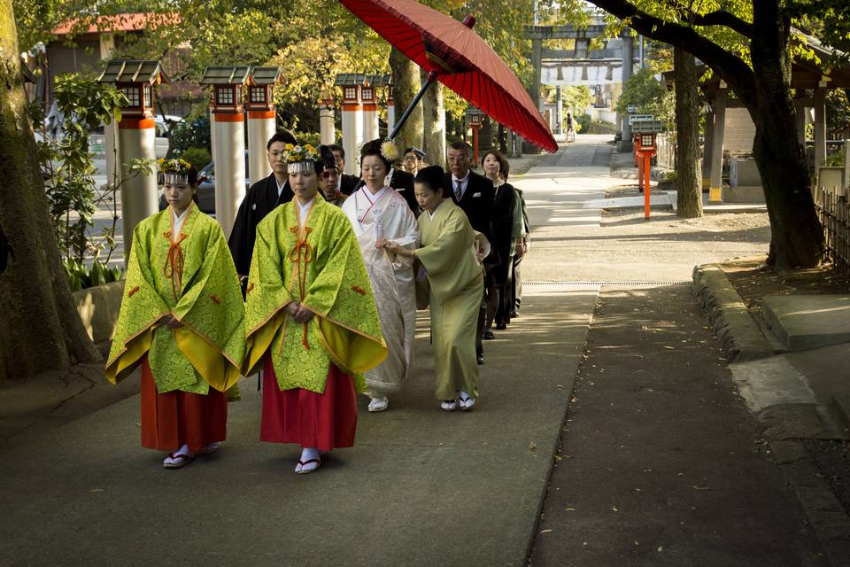 Boda sintoísta Ryosuke & Yu