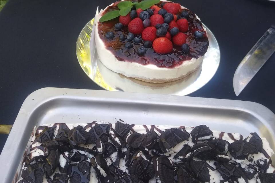 Cheese cake con frutos rojos