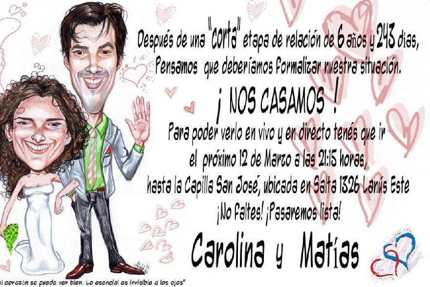 Invitación de boda