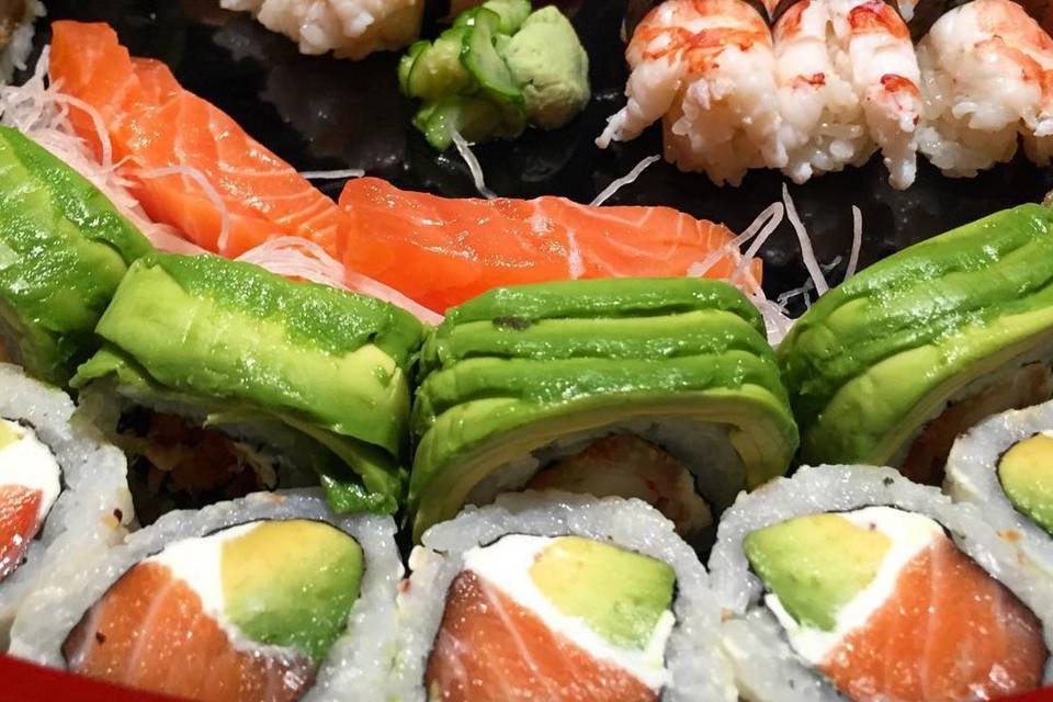 Variedad de Sushi
